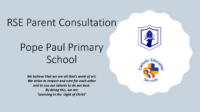 RSE Consultation – Parent and Carer Information